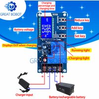 BS XY - L30A Storage Battery Charging Control Module! 6 - 60V , 30A , with Protection Board, Time Switch & LCD Display