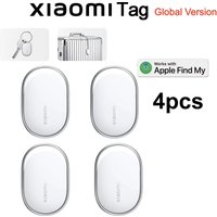 Xiaomi Tag 4 Pack Smart Anti Lost Device Bluetooth 5.4 IP67 Waterproof Compatible with Apple Find My Pet Kids Wallet Tracking