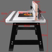 Electric wood milling inverted table Medium-sized multifunctional woodworking trimming machine worktable Household