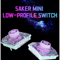 Kailh Saker Mini Low-Profile Switch 3Pin Ultra-Short Total Travel Quick Acuation Mechanical Keyboard Switch