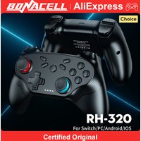 Controller for Switch/PC/IOS/Android Gamepad Wireless Game Handle Joystick Remote Control Rocker 6-axis Gyro W/Turbo Vibration