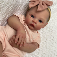 Finished Reborn Doll Meadow Vinyl Or Cloth Body Newborn Toy For Kids Gifts Boneca Renascida Brinquedo Bebe Para Crianças Menina