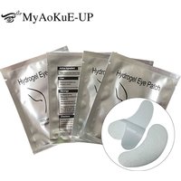 Eye Pad 50pairs Eyelashes Hydrogel Eyepatches Extension Grafted Eyelashes Eye Mask Surface Smooth Thin Eyelashes Isolation Pad