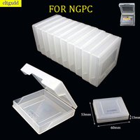 Cltgxdd 2-10 Piece FOR NGPC Game Plastic Cover SNK NEO GEO Pocket Colorful NGPC NGP Protection Case Game Card Case