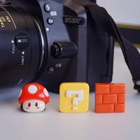 Cartoon Hot Shoe Cover Creative Protector Cap Cute Good-Looking Gift Gift for Canon Nikon Fuji Sony DSLR Camera Accessories