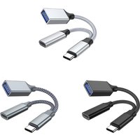 B95C USB C OTG, Phone Adapter USB C 2.0 Charging-Port with 10WPD Adapter Fit for Cellphone Laptop
