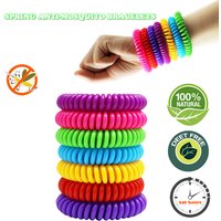 1pcs Portable Color Anti-Mosquito Wristband Insect Bees Mosquitoes Repellent Bracelet For Home Outdoor Hiking Camp Pest Control