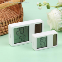 convenientMini Digital Solar Powered Hygrometer High Accuracy for Office Shop Warehouse Environment