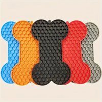 Food Grade Silicone Slow Feeding Mat Non Slip Anti Choke Slow Eat Pet Dinner Pad for Dog Healthy Diet Feeding Supplies
