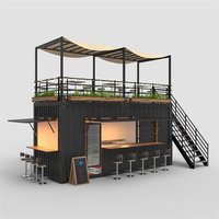 High Quality Cafe Container 20ft Shipping Container Bar Portable Container Coffee Shop