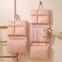 Zusammenklappbare Unterwäsche-Reise-Aufbewahrungstasche zum Aufhängen, multifunktional, separate Tasche, Kleidung, Organizer, Tasche, Gepäck-Organizer