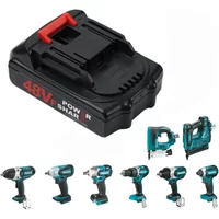 48V Makita Battery Rechargeable Spare Lithium Ion Battery High Capacity for Cordless Electric Power Tool Battery EU/US/AU/UKPlug