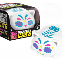 Needoh Sugar Skull Cats Schylling Buttery-Soft Feel Fidget Toy ASMR Sensory Anti stress relief toy Gifts