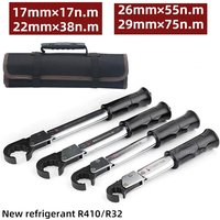 Open End Wrench Copper Cap Bell Mouth Tool ST-02L Ratchet Torque Wrench Combination High-precision Air Conditioning Repair Tool