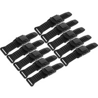10 set Adjustable Strap Buckle Set For Backpack Bag Hiking Belt Replacement Plastic Clip Detachable Buckles Bag Accessories