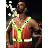 AliExpress West Biking WEST BIKING Cycling Reflective Safety Vest Electric Scooter Flashing Vest USB Rechargeable LED Vest Running Jogging Fishing