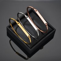 Stainless Steel Trendy Bangles Bracelets Hand Chain for Women Blank Bar Couple Cuff Bangle Birthday Christmas Jewelry Gifts