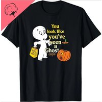 Casper The Friendly Ghost Halloween Like You’ve Seen A Ghost T-Shirt Cotton Men's T-shirts Breathable and Comfortable