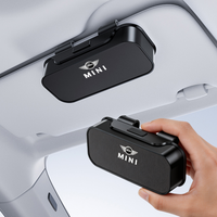 Car Visor Glasses Box Auto Sunglasses Storage Case Accessories For MINI Cooper S Works JCW R55 R56 R50 R53 R60 R61 F54 F55 F56