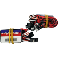 RC Model 12 LED Simulated Light Controller Flashing Turn Signal Brake Lamp Kit 1/10 Scale Off-Road Car Replacement Accessories