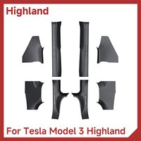 For Tesla Model 3 Highland Accessories Door Sill Strip Guard Door Threshold Anti-kick Pad for Tesla Model 3 Highland 2024-2026
