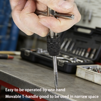 T-type 3mm to 8mm hand tap wrench thread tapping tool set hand wrench thread tapping M6 to M8 tool set