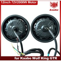 GTR 72V2000W 12inch Motor Power Engine Hall Front Rear 2000W for 72V Kaabo Wolf King GTR and GTR MAX Electric Scooter Parts