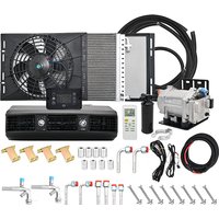 202 Universal Electric Compressor Car A/C 12V/24V Truck Air Conditioning Systems Air Conditioner Unit For Camper Van