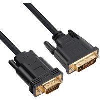 High Quality DVI To VGA Cable Adapter HD 1080P Converter For PC Laptop Projector Monitor DVI-D 24+1 To VGA Cable Compatible 24+5