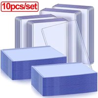 1/5/10Pcs 35PT Trading Card Holder Top Loading Clear Protective Hard Plastic Card Sleeves Holder For Baseball Card Sports Cards