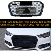 Front Hood Grille Car Front Bumper Grill Center Grille for Audi A4 B9 2017-2019 for RS4 Grill