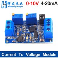 Current To Voltage Module 0 -20mA/4 -20mA to 0- 3.3V/0 -5V/0 -10V Voltage Transmitter Signal Converter Module