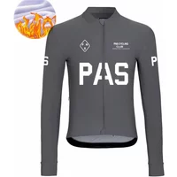 Koszulka rowerowa z długim rękawem, ocieplana polarem, męska, zimowa, ciepła, na rower górski i szosowy, wiatroodporna, Maillot Ciclismo Hombr, 2024