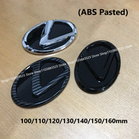 Pasted 10-16cm Front Grille Rear Trunk Badge Replacement Sticker for Lexus GS GX IS LS LX NX RX RX270 Ct200h IS250 ES 220D IS300