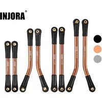 INJORA Stainless Steel High Clearance 4 Links Set Upgrade Parts For 1/24 Axial SCX24 C10 JEEP JLU Ford Bronco Base Camp 4Runner