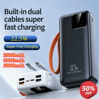 20000mAh 30000m 50000mAh Power Bank Portable 22.5W Fast Charging Portable Charger For iPhone xiaomi redmi poco Powerbank