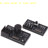 【X】PWM Fan Speed Controller SATA DC Power On 4Pin Fan Governor NAS Server Fan Speed Regulator 4-Way 6-Way PWM Fan HUB Control