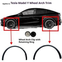 for Tesla Model Y wheel arches, front and rear arches, fender wheel arches, wheel anti-collision arches