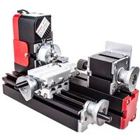 DIY-Werkzeug Big Power Mini-Metalldrehmaschine, 24 W 20000 U/min-Motor, ein Satz Miniatur-Metall-Multifunktionsmaschine