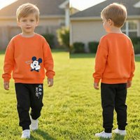2026 Spring New Children's Sweatshirts Sets Boys O Neck Pullover and Long Pant Two Piece Suit Kids Thin Breathable Sport Sets