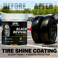 Universal Car Care Wax - Tire BlackeningPlastic/Leather Restorer, Uv Shield &Polish