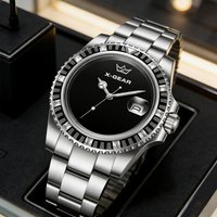 Men's New Automatic Mechanical Watch Waterproof Luminous Display Stainless Steel Case And Strap