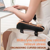 Office Game Chair Armrest Pad Elbow Pillow Comfortable Support Cushion PU Foam Inner Core Sofa Cushion for Home Armrest Mat
