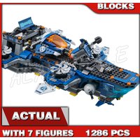 1286pcs Super Fighter Revenger Helicarrier Base Aircraft Carrier Captain 11559 Building Blocks toy Compatible With Model