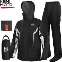 AliExpress KEMITOUR KEMIMOTO Motorcycle Raincoat Waterproof Rain Jacket Pants Split Suit Breathable Impermeable Riding Cycling Motocross Motobike