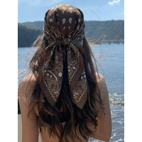 Fashion Paisley Print Silk Hairbands Scarf Women 2026 New Elagant Bandana Neck Kerchief Head Bands Foulard Female Scarfs