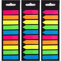 200 Sheet Fluorescence Self Adhesive Memo Pad Sticky Notes Bookmark Marker Memo Sticker Paper For Student School Office Supplies