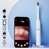 WIFI Oral Endoscope Handheld Wireless Video Mouth Inspection Camera HD1080P Digital Dental Camera 8LED for Iphone Android Phones