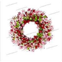 Simulated Multi-colored Spring and Summer Valentine's Day Wreaths, Spring Decorations, Door Hanging Wreaths