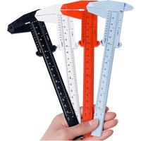 0-150mm Vernier Calipers Double Rule Scale Plastic Ruler For Jewelry Measurement School Student Measuring Tools Hand Tool
